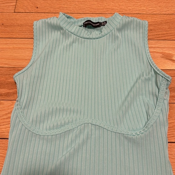 🩵PLT Ribbed Dress - Picture 3 of 5